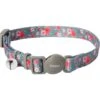 Frisco Rose Polyester Breakaway Cat Collar With Bell