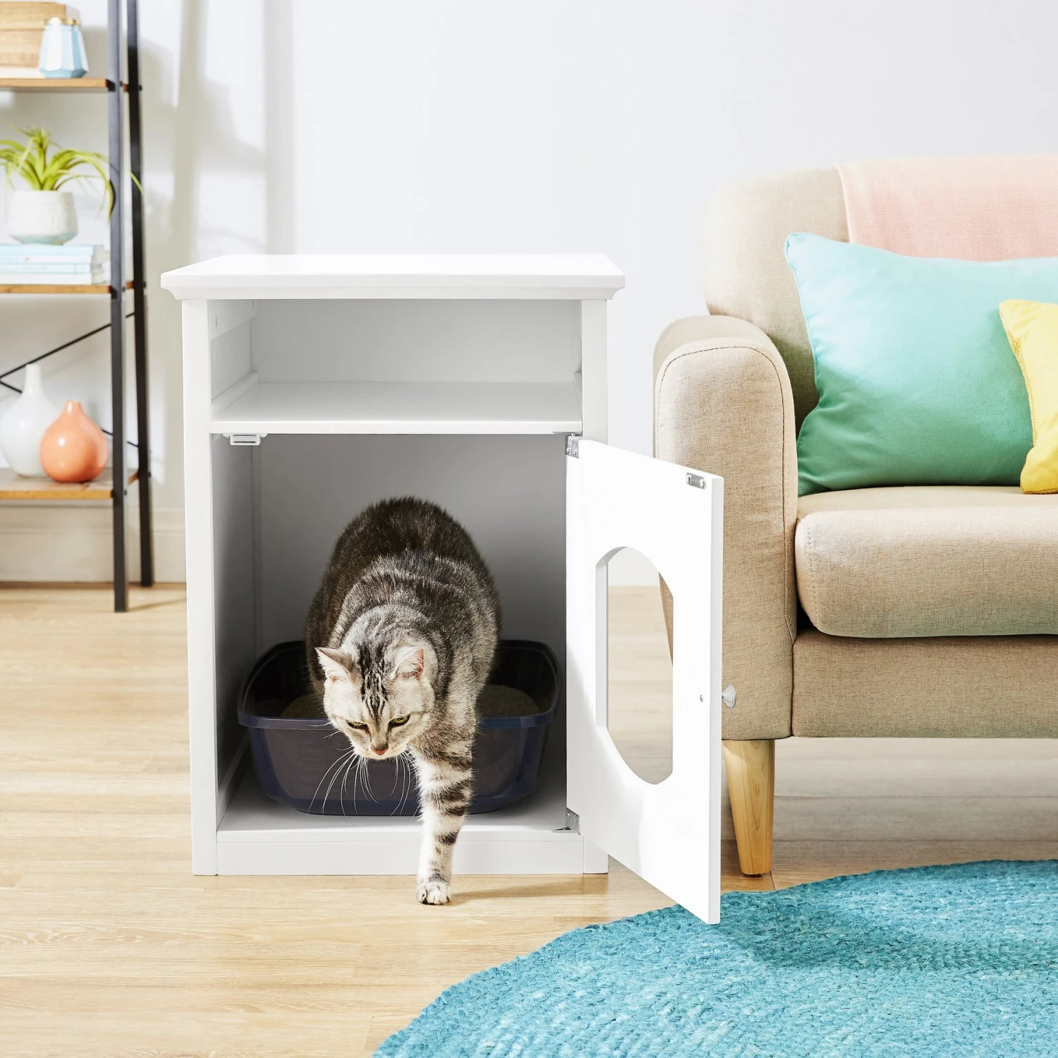 Frisco Decorative Side Table Cat Litter Box Cover - Image 7