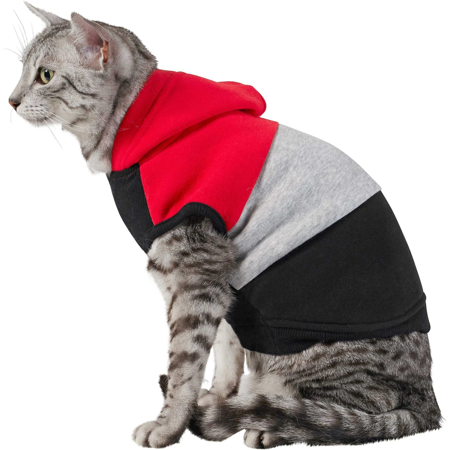 Frisco Colorblock Dog & Cat Sleeveless Hoodie - Image 4