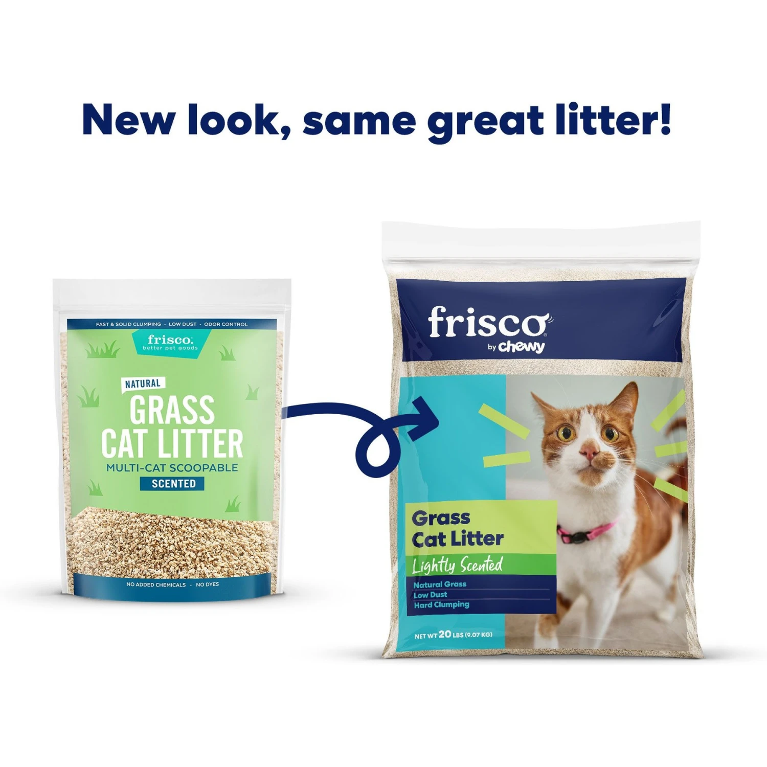 Frisco Natural Lightly Scented Clumping Grass Cat Litter - Image 2