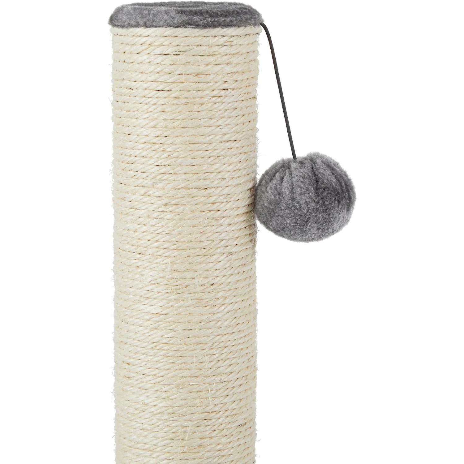 Frisco 21-in Sisal Cat Scratching Post With Toy & Groomer - Image 4