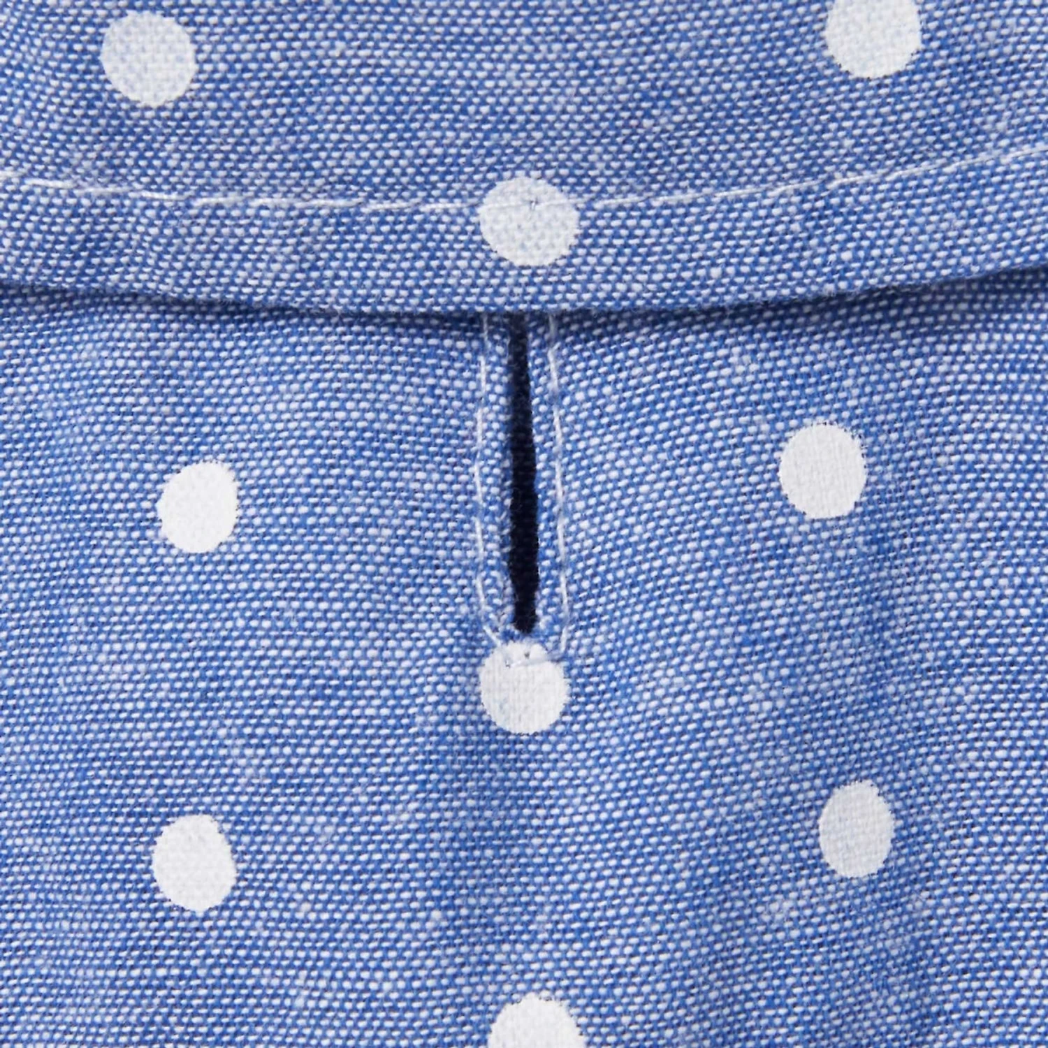 Frisco Polka Dot Chambray Dog & Cat Button Up Shirt - Image 6