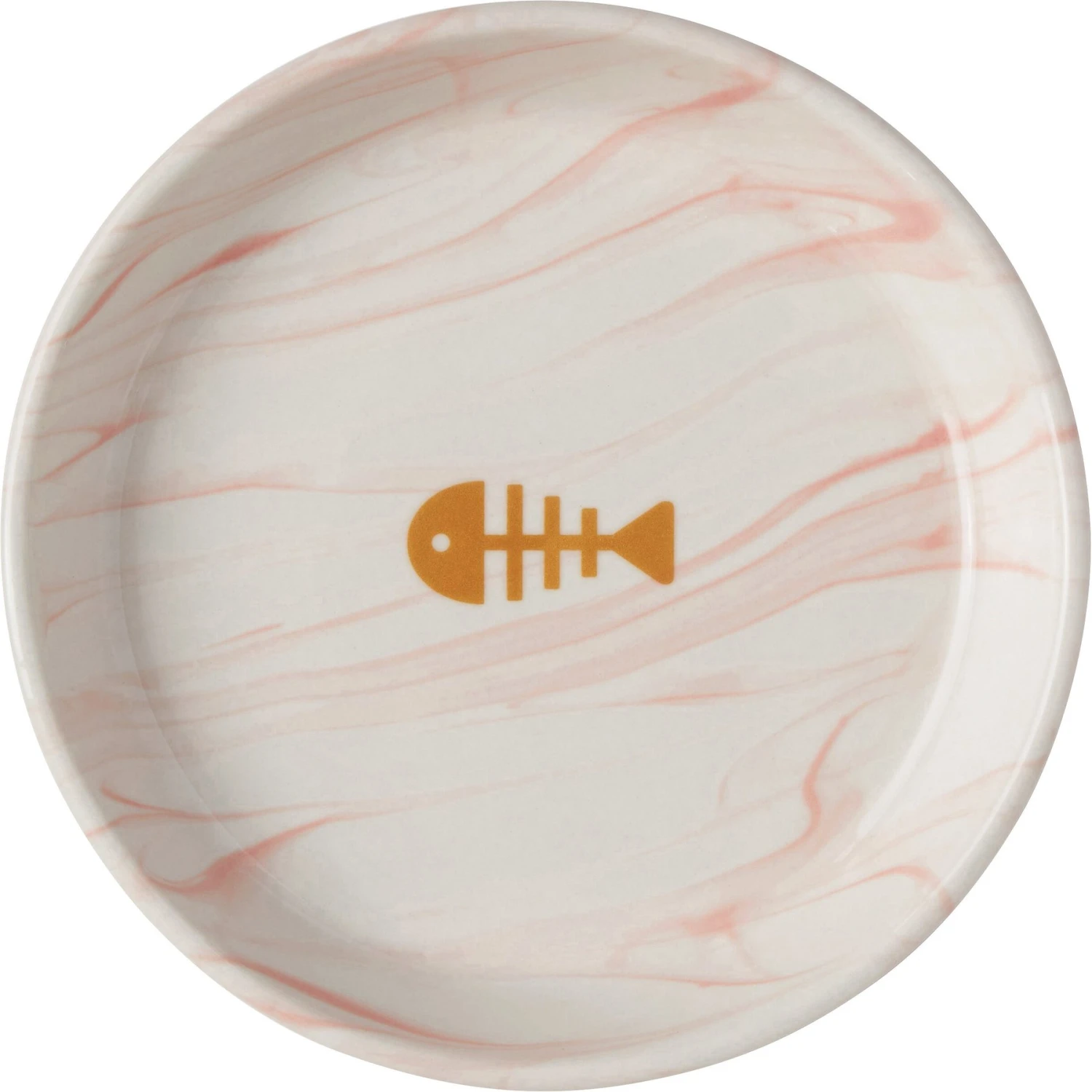 Frisco Marble Design Non-skid Ceramic Cat Bowl - Image 4