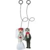 Frisco Sugar Skull Bride & Groom Bouncy Cat Toy With Catnip, 2 Count