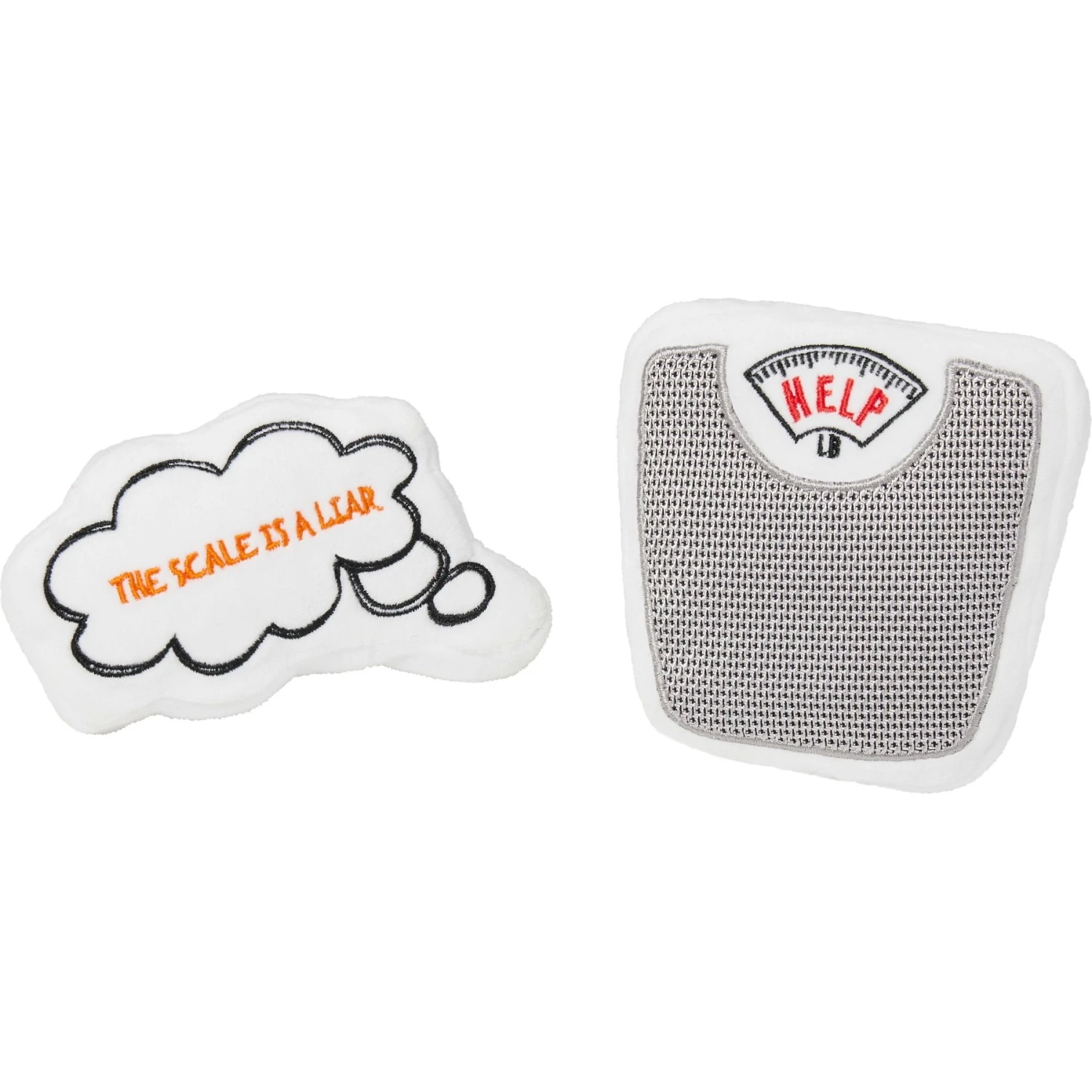 Frisco Scale & Message Bubble Plush Cat Toy With Catnip, 2 Count