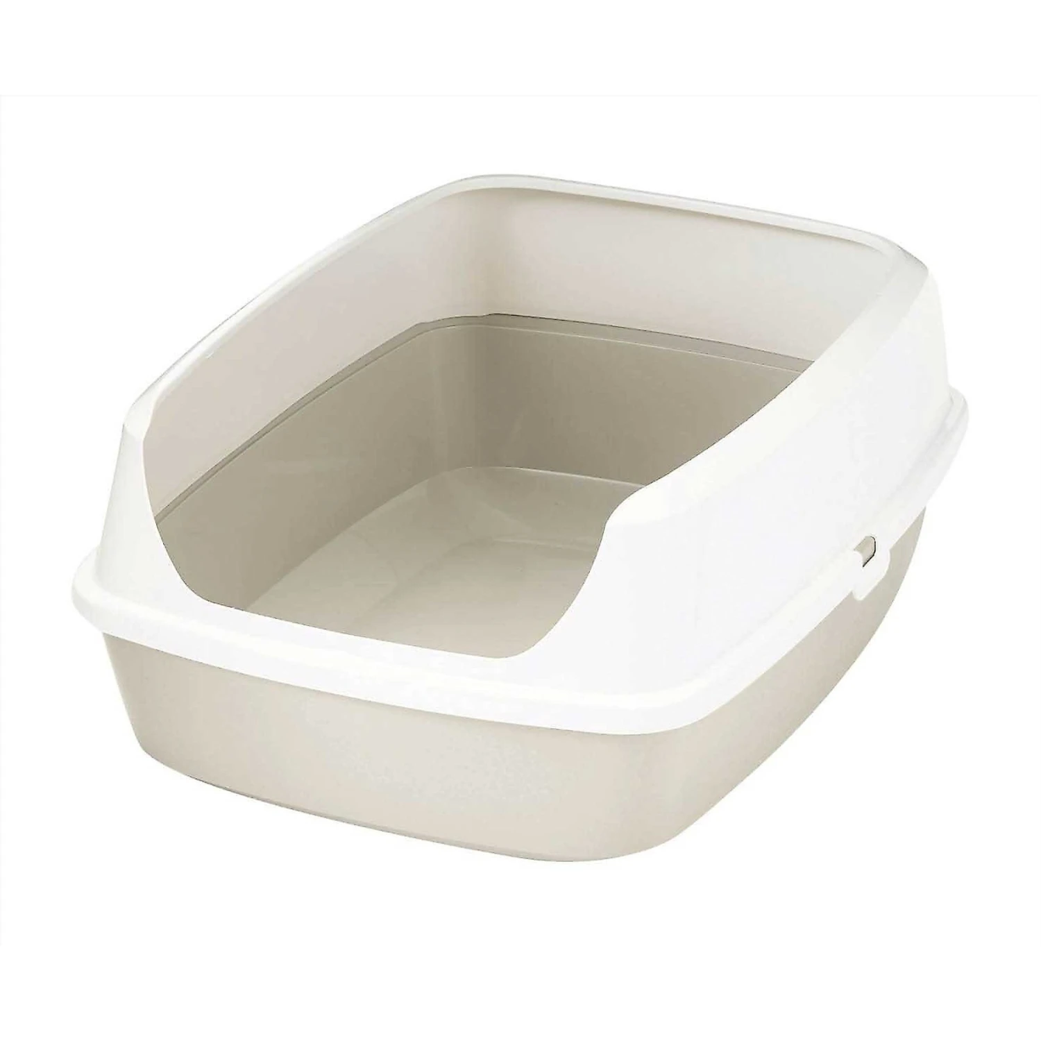 Frisco Decorative Side Table Cat Litter Box Cover & Frisco Open Top Cat Litter Box With Rim, Large - Image 6