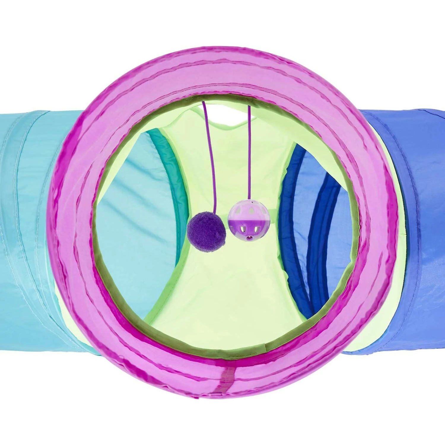 Hartz Delectables Stew Chicken & Tuna Lickable Cat Treat & Frisco Foldable Play Tri-Tunnel Cat Toy - Image 7