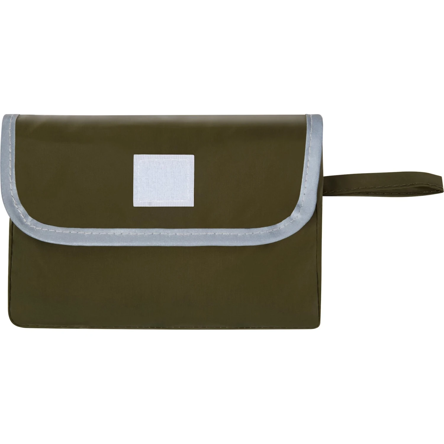 Frisco Lightweight Olive Reversible Packable Dog Raincoat - Image 7