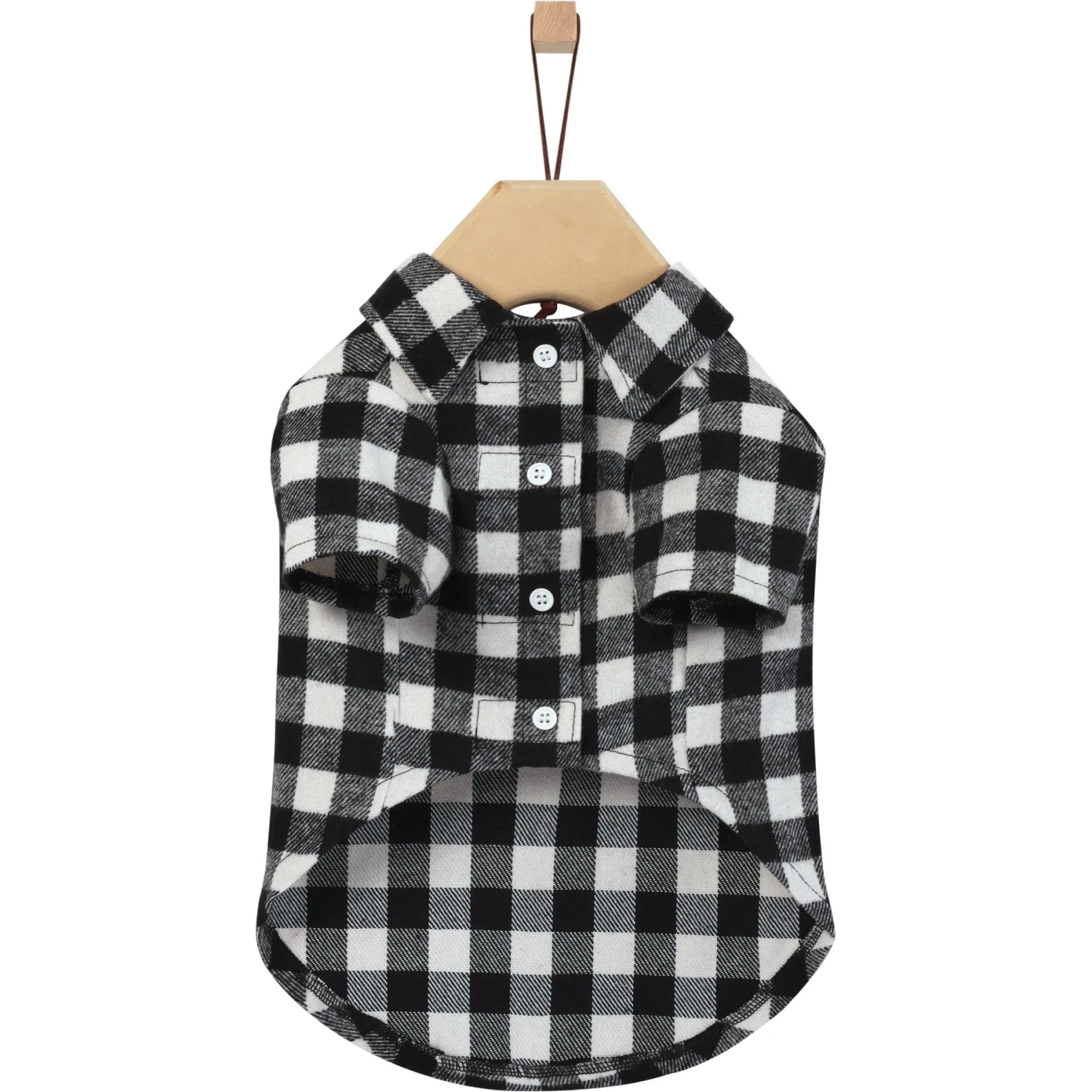 Frisco Black Plaid Dog & Cat Shirt - Image 5