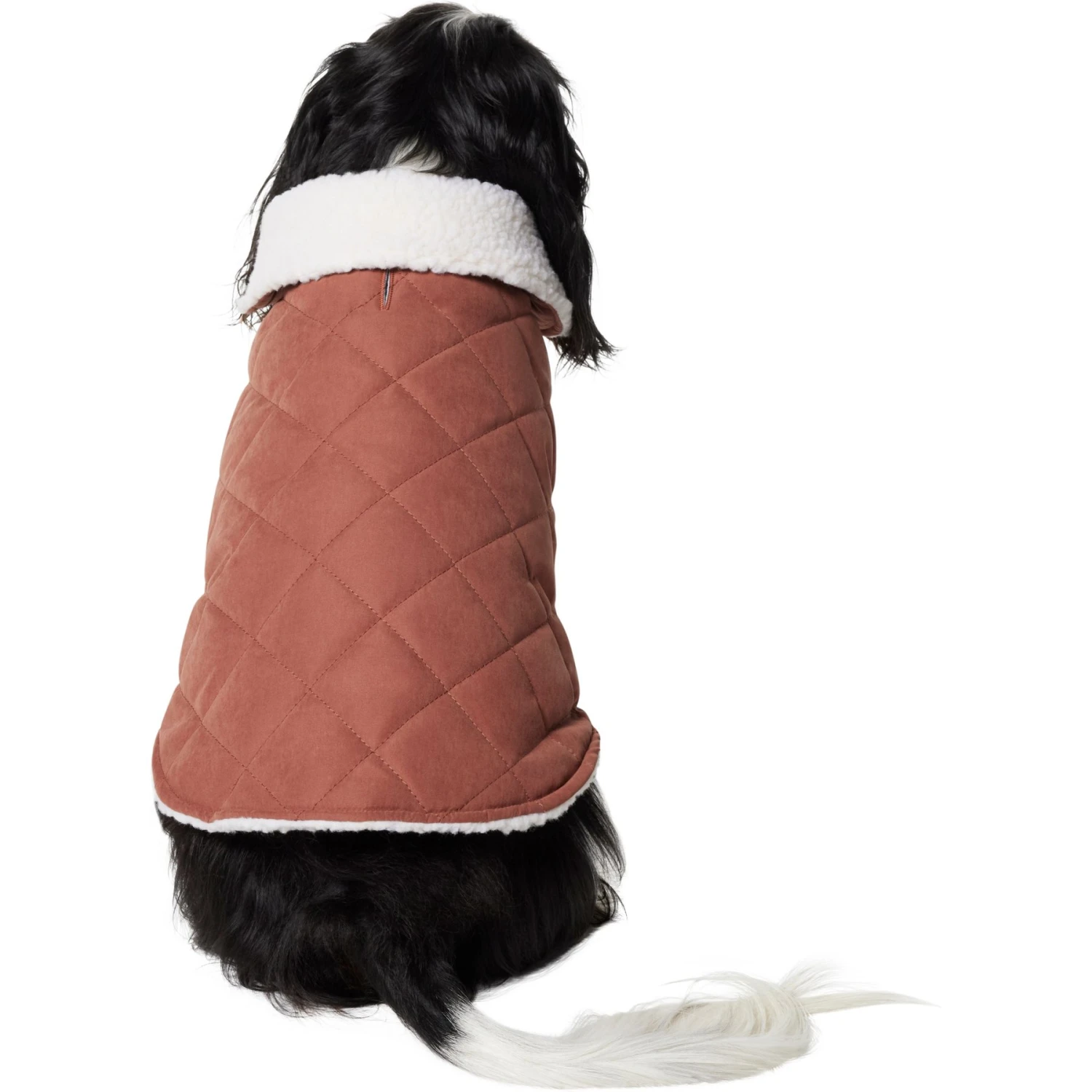 Frisco Mid-Heavyweight Fleece Lined Quilted Dog & Cat Coat - Image 3