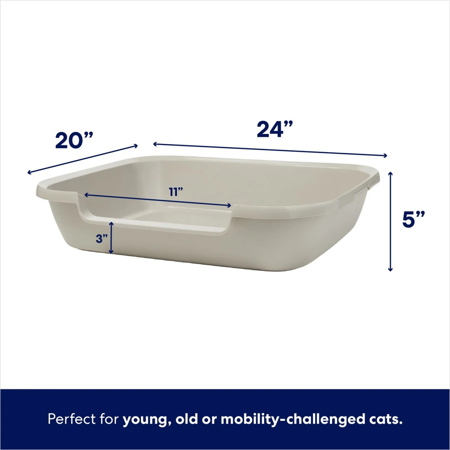 Frisco Senior And Kitten Cat Litter Box - Image 2