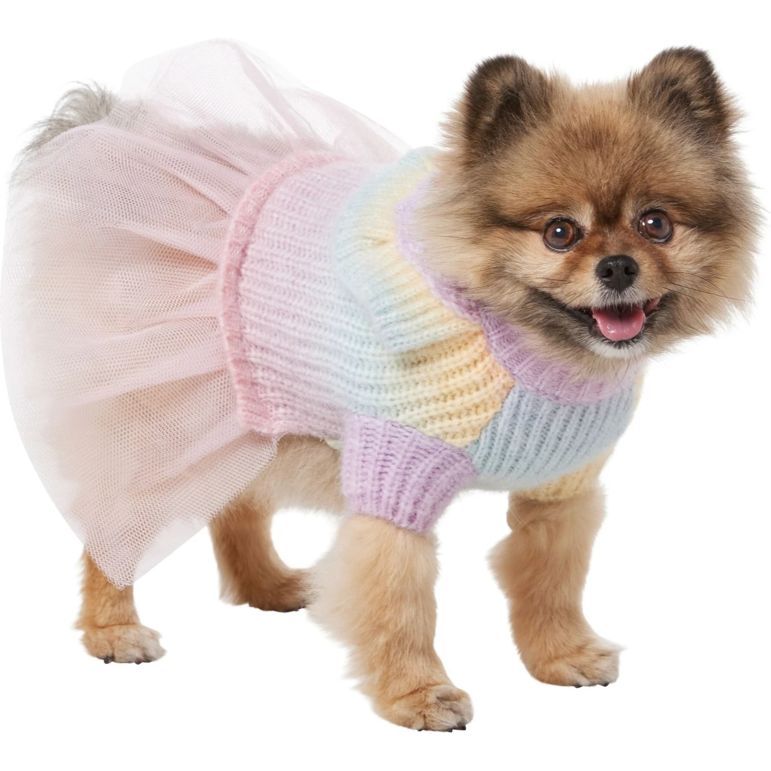 Frisco Rainbow Dog & Cat Sweater Dress - Image 3