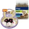 Frisco Natural Catnip & Hartz Just For Cats Mini Mice Cat Toy With Catnip, 5 Count